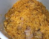 A picture of step 5 of Yellow Rice with Pork Ribs in the Ninja Foodi.