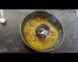A picture of step 7 of Mutton Afghani.