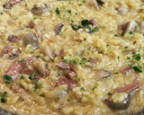 Foto del paso 8 de la receta: Risotto de champiñones con jamón