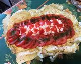 Une image de l'étape 8 de Salade de tomates et castelfranco à la feta et persil.