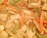 Foto del paso 4 de la receta: Pollo con almendras y fideos soba