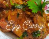A picture of step 3 of BHUT JOLOKIA EGG CURRY (Named by me).
