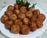 Foto do passo 15 de Croquete de arroz com queijo muçarela e parmesão