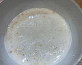 Porridge with blueberries and strawberry jam