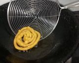 A picture of step 4 of Jalebi Chat.