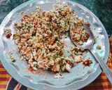 A picture of step 2 of Paneer, cheesy methi kachori.
