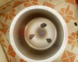 A picture of step 1 of Jiko baked vanilla raisins cake.