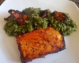 Foto del paso 6 de la receta: Arroz verde con tofu, sano y sabroso. #delantaldorado