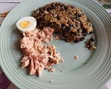 Foto del paso 2 de la receta: Tortilla de porotos negros y arroz