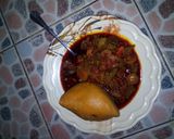 A picture of step 3 of Moi-Moi & Liver source.