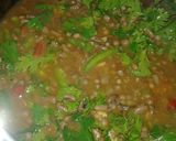 A picture of step 7 of Lentil stew #vegetable contest.