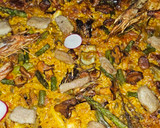 Foto del paso 9 de la receta: Arroz con camagroc, secreto, alcachofas..
