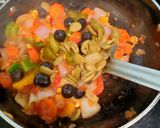 ভেজিটেবলস চীজি এগ পাস্তা (vegetable cheesy egg pasta recipe in Bengali) রেসিপি ধাপ - 4 ছবি