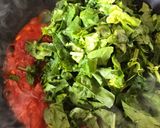 Spagetti tejszínes spenóttal 🌱 recept fázis 3 fotója