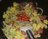 Foto langkah ke 5 dari resep Mie Tek-tek Sawi Hijau.
