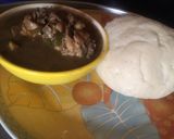 A picture of step 4 of Oil free Pepper soup and pounded yam.
