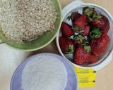 Foto del paso 1 de la receta: Galletas de frutilla🍓 solo 3 ingredientes🍓 bajas en calorías