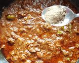 A picture of step 7 of Beef Vindaloo.
