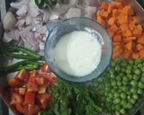 A picture of step 1 of Vegetable pulao.