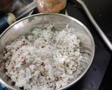A picture of step 2 of #OSR#Onam Sandhya will be served in banana leaves all varieties.
