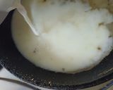 A picture of step 2 of Rajgira halwa.
