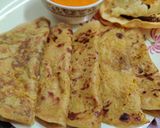 A picture of step 9 of Puran Poli.