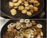 Foto del paso 5 de la receta: Pollo con Champiñones y Berenjena