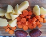 Foto del paso 3 de la receta: Lentejas con chorizo y pollo (tradicional y Newcook / GM)