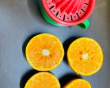 A picture of step 1 of Orange jelly with creamy fruit delight.