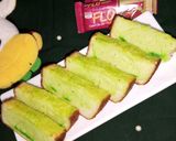 A picture of step 10 of Green tea cake.
