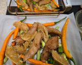 A picture of step 2 of Typhoon Day Home Cooking: Spiced Grilled Chicken Tenders & Chicken Cartilage & Vegetables.