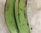 A picture of step 1 of Nendran banana sabji.