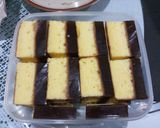 Foto langkah ke 9 dari resep Bolu agar-agar gula merah.