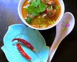 A picture of step 4 of Chilli Mushroom Soup.