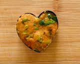 A picture of step 4 of Heart shape cutlets.