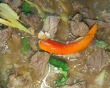 Gambar langkah 4 resipi Daging Qurban Goreng Kunyit.