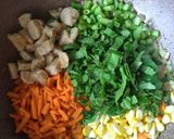 A picture of step 4 of Cracked Wheat Fried "Rice".