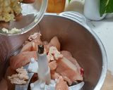 Foto langkah ke 1 dari resep Tahu Bakso Ayam (Jamur) Sambal Kacang.
