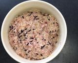 A picture of step 2 of Egg and Bacon Fried Rice 培根蛋炒飯.