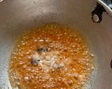 A picture of step 3 of Kesari Bhat.