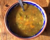 Une image de l'étape 8 de Potage carottes poivrons courgettes au curry et citron confit.