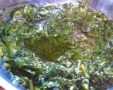 A picture of step 2 of Palak Moong dal tadka.