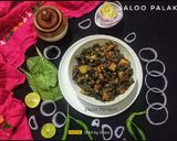 A picture of step 8 of Aloo Palak Sabji (Punjabi Style).