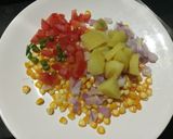 বয়েল কর্ণাচাট্(Boiled corn chaat recipe in Bengali) রেসিপির ধাপ 3 ছবি