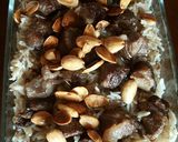 صورة لخطوة 5 من وصفة رز باللحمه الناعمه ولحمة الموزات المقطعه