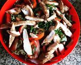 A picture of step 5 of Chicken salad.