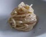 A picture of step 4 of Cacio e Pepe.