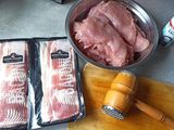 Baconös pulykamell tekercs