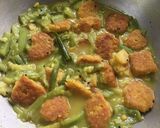 A picture of step 10 of Dal Fritters in Ridge Gourd curry.