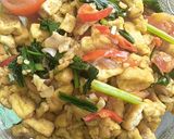 Foto langkah ke 4 dari resep Oseng2 tahu tempe sawi hijau.